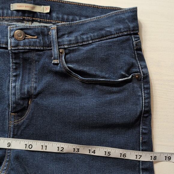 Levi’s Demi Curve Bootcut Jeans Women’s Size 30 Medium Wash Mid Rise Denim Pants - Picture 10 of 16